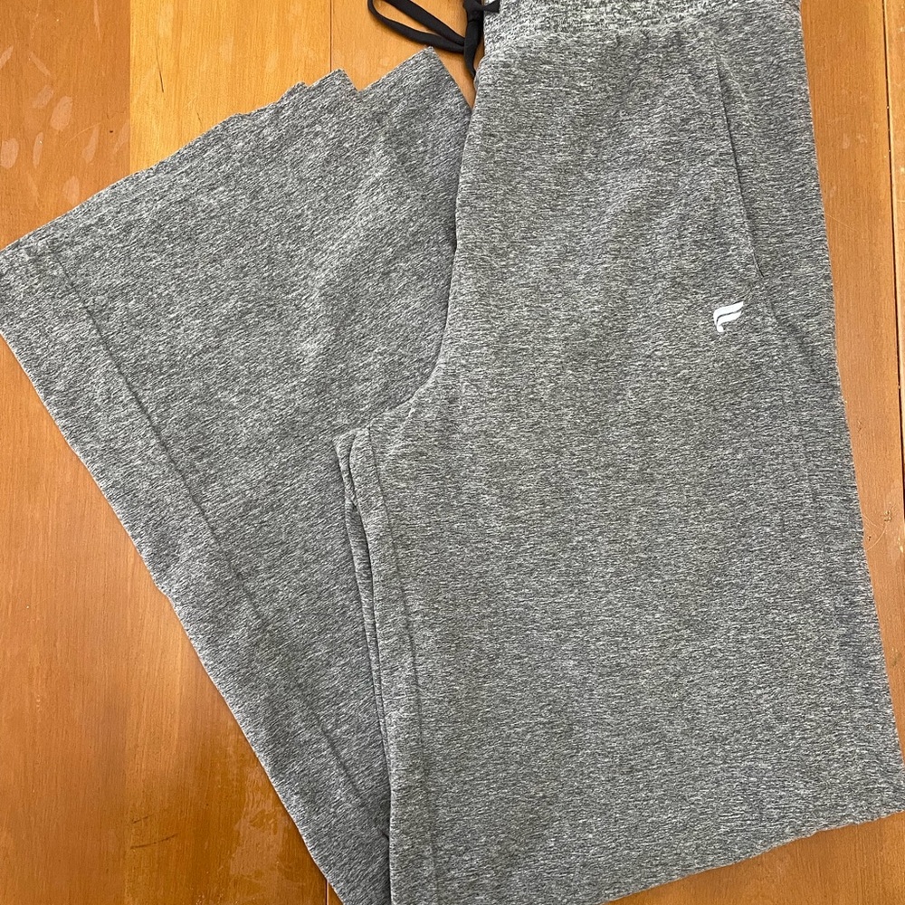Fabletics Gray Wide Leg Joggers